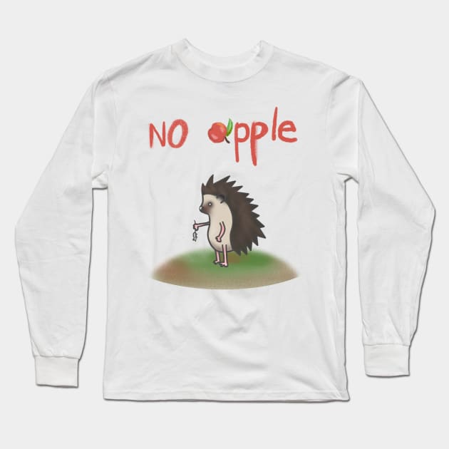 NO APPLE Long Sleeve T-Shirt by LoveRyzhkova